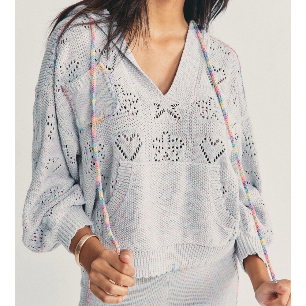 LoveShackFancy- NEW Toro Hoodie Patel Rainbow